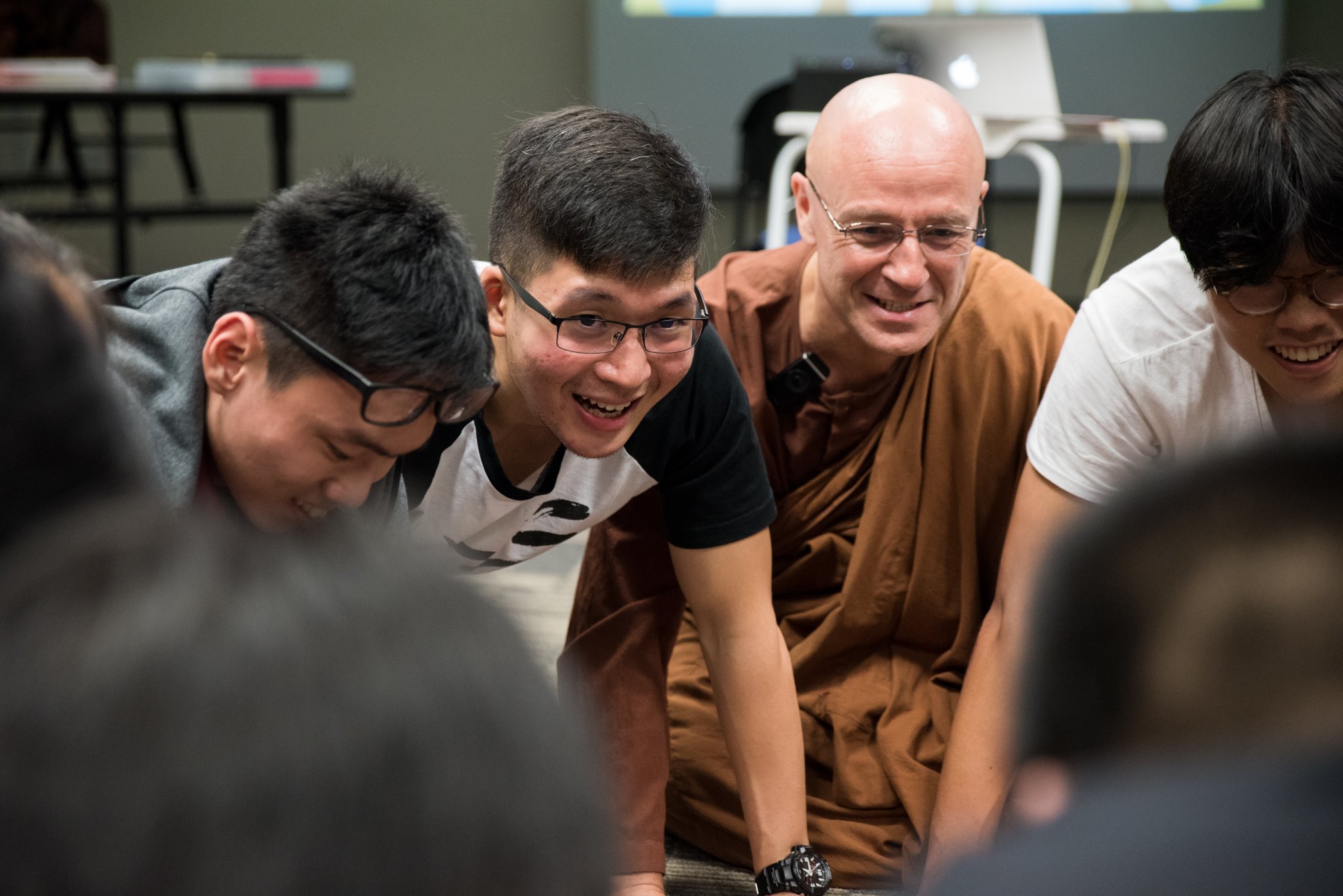 Photos taken from an NUSBA session where we invited a Bante to guide us on integrating mindfulness in our everyday life, September 2017.
