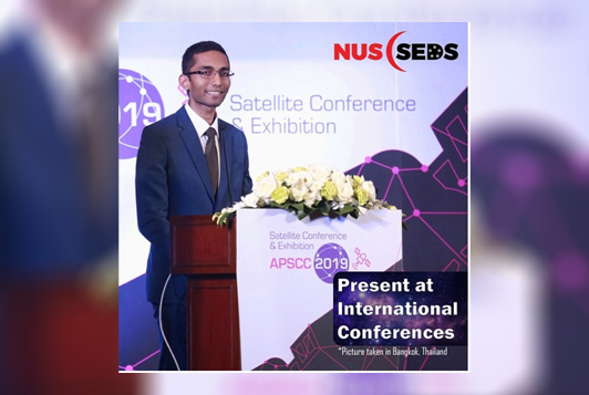 SEDS member presenting at International Conference
