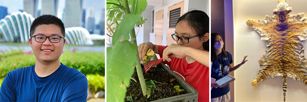 (From left to right): Ting Wai Kit, Melina Thebe, and Sarah-Ann Tan. These individuals are cognisant of the many trade-offs when it comes to being sustainable. They are doing their part to make the Green Plan a reality. 
