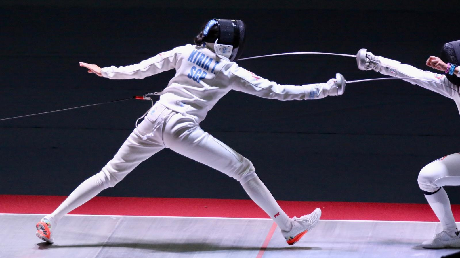 Kiria participated in the 2021 Southeast Asian Games and clinched the Gold medal in the Team Épée category, and the Silver medal in the Women’s Individual Épée category. (Photo: Kiria Tikanah)
