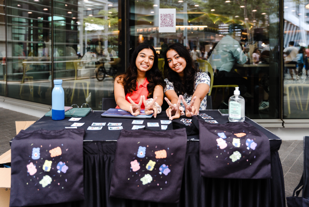 Project Women Empowerment (WE) sold self-designed merchandise to raise funds for their project that aims to with young women in Singapore Girls’ Home.  