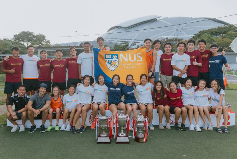 Double Championship from both NUS Track and Field (Men’s & Women’s)

