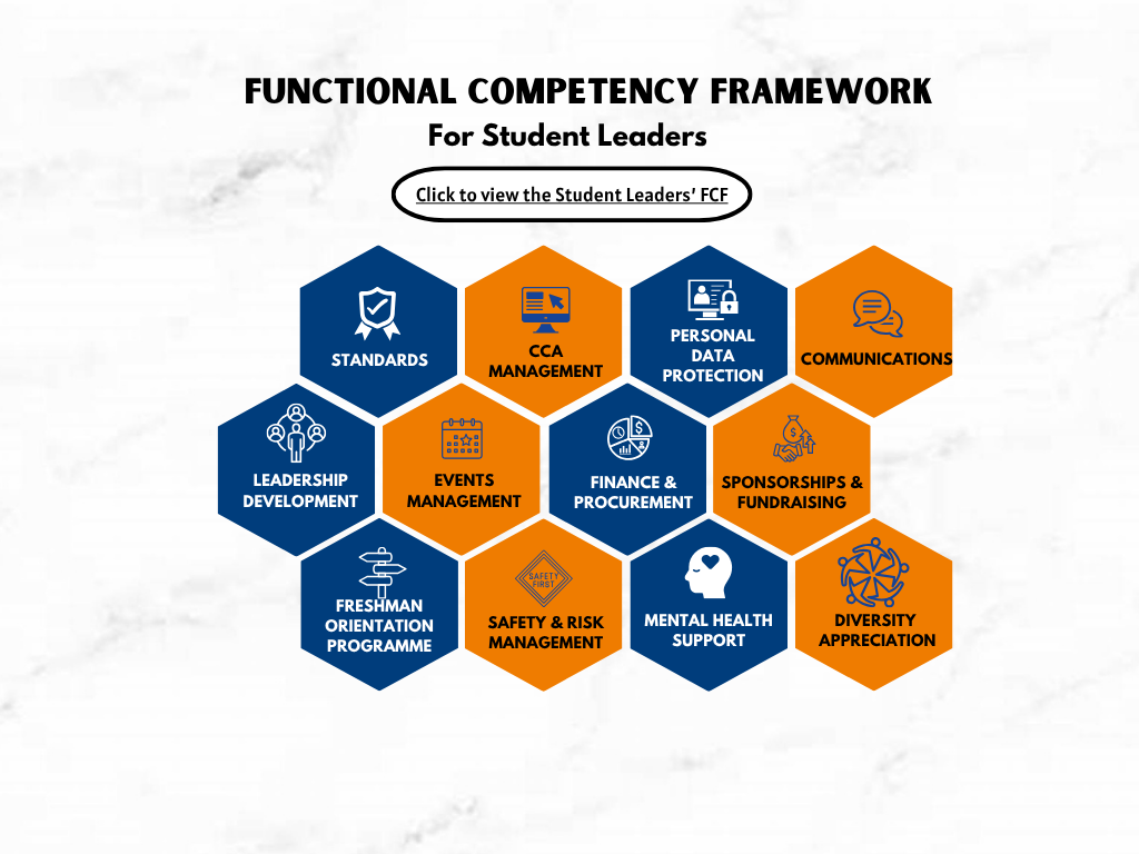Various categories for competency building