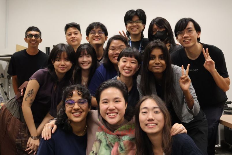 The team behind on becoming (11 Student Artists, Mentors_ Syafiq Halid and Brian Gothong Tan and third space Staff Advisor_ River) The team behind on becoming (11 Student Artists, Mentors_ Syafiq Halid and Brian Gothong Tan and third space Staff Advisor_ River)