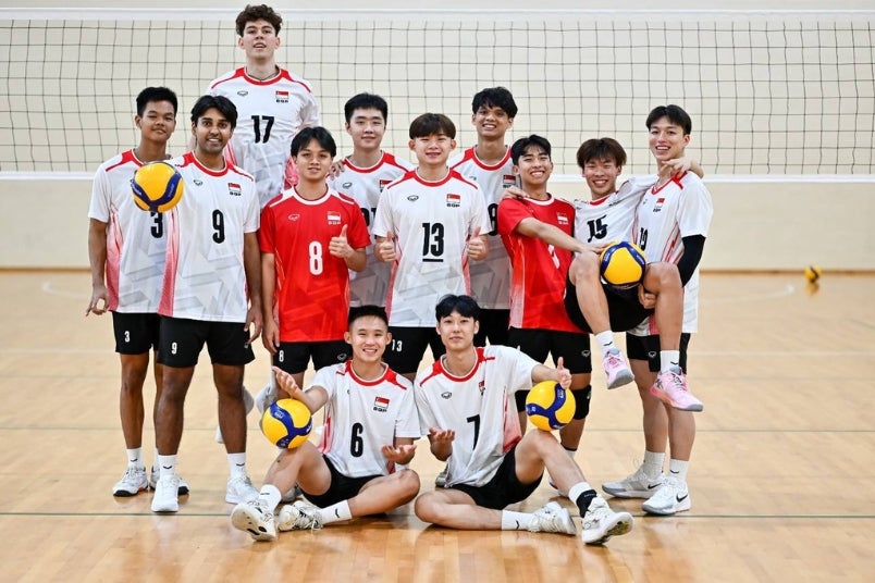 Ajay (second row, second from left) credits sports discipline for helping him develop values that has also helped him excel in his Double major studies in Psychology and Business Management at NUS.