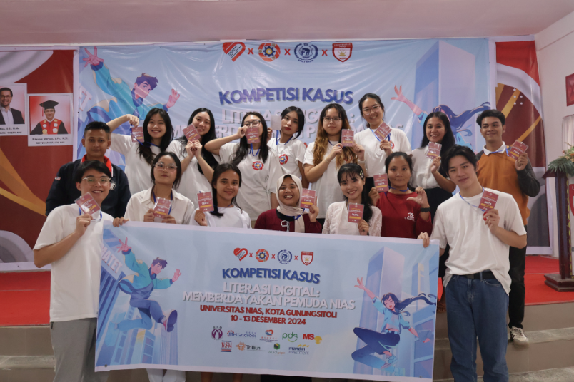 MKP’s Education Team organised a Digital Literacy Case Competition in collaboration with the University of Nias, participated by 50 students. The competition was endorsed by the Embassy of Indonesia in Singapore. 