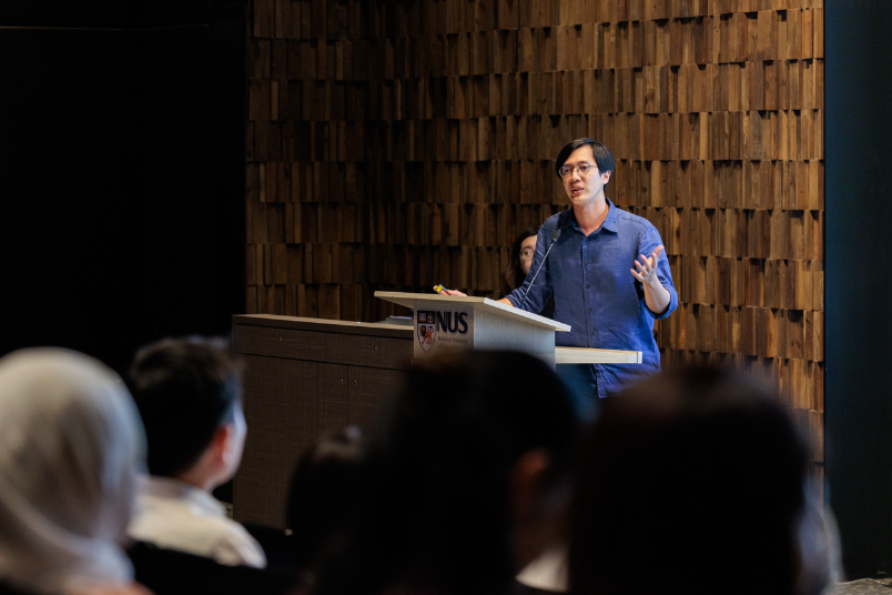 Mr Woody Yee (GEN2050 Teach SG tutor) unpacked “Leveraging Unstructured Interactions”, showing how everyday conversations can become turning points in a mentoring journey.