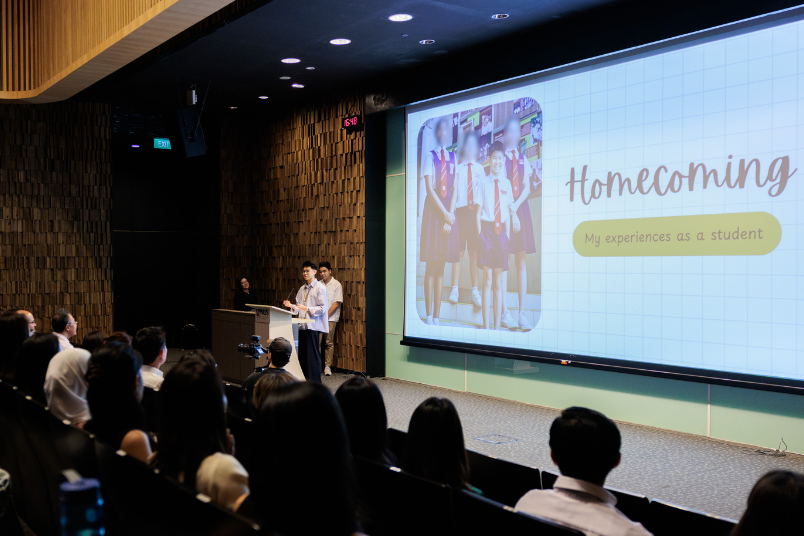 Xavier Lee shared about what kept him going, including simple activities that helped his mentees feel a sense of pride in their achievements.
