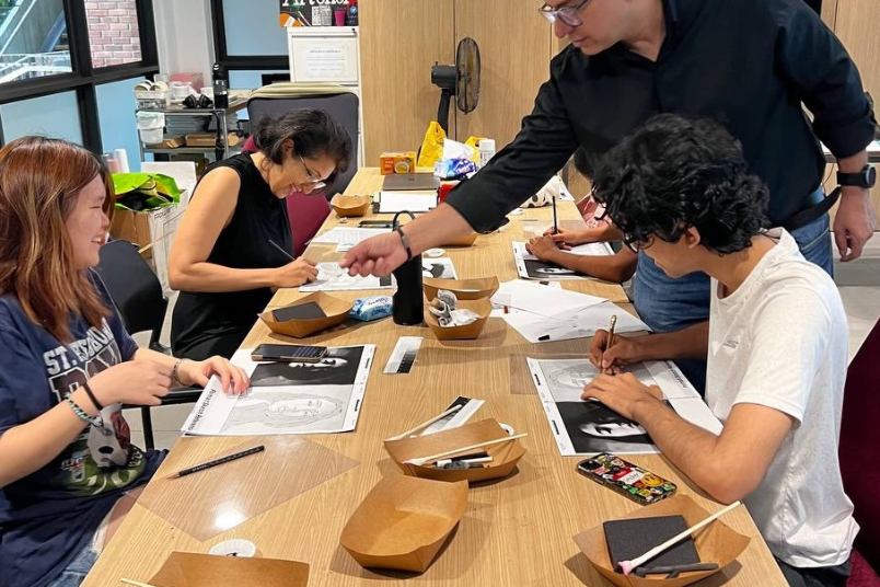 RVRC Artelier’s Art Immersion Workshops are in collaboration with NUSOne and third space. 