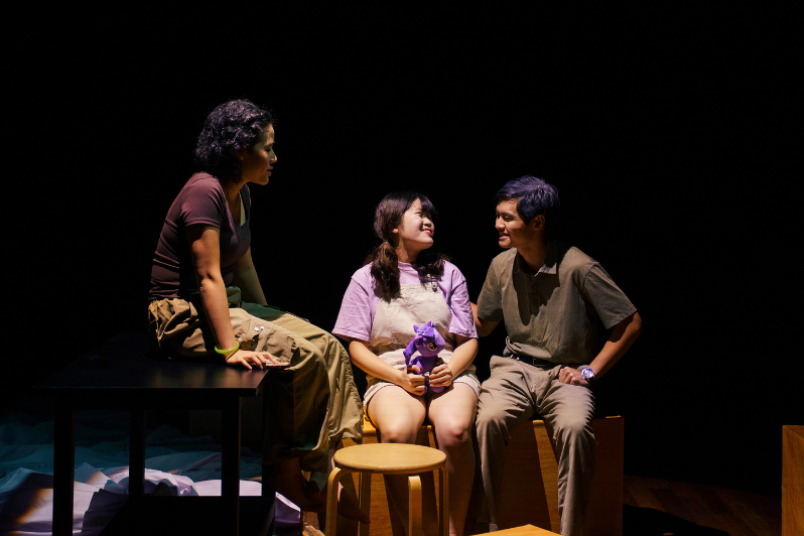 A scene from ‘tan zit eh, wa... / the things I never got to say’, from NUS Arts Festival 2026. The play touches on the topic of death in an Asian family setting.  