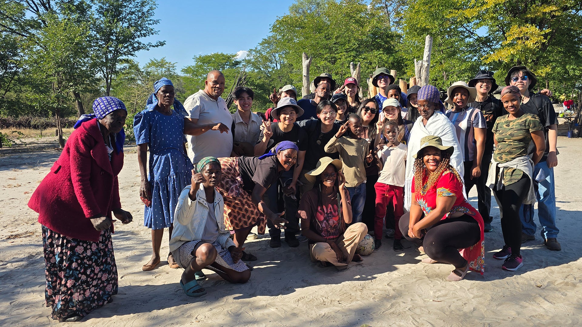 CAPTains visited Mopane village in Maun, where they learnt about local traditions, cultural practices and ways of life.